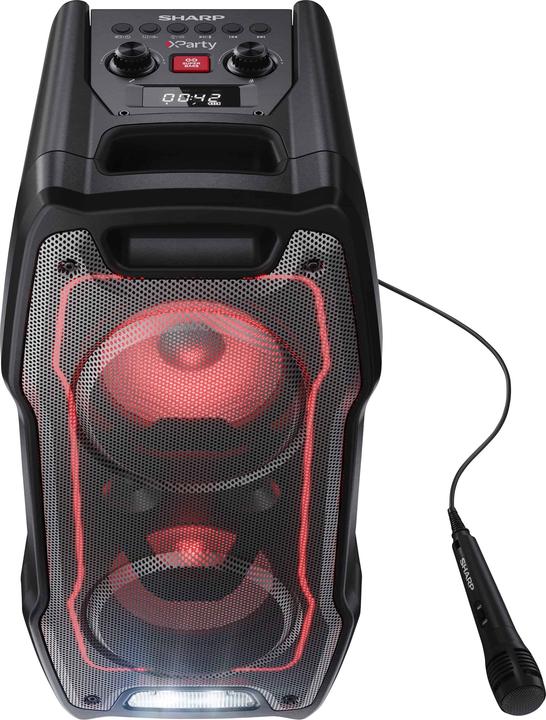 Actual product image Sharp PS-931 Party speaker (13 h, Rechargeable battery operated, Electrical connection)