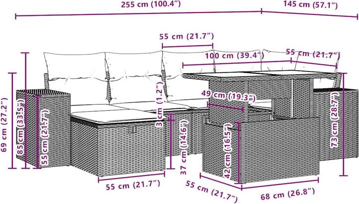 Produktbild vidaXL Brylee