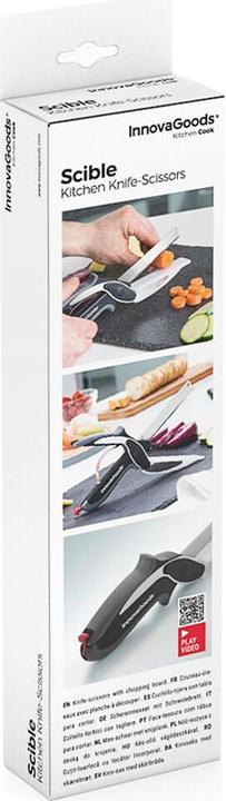 Produktbild InnovaGoods Scherenmesser mit integriertem Mini-Schneidebrett