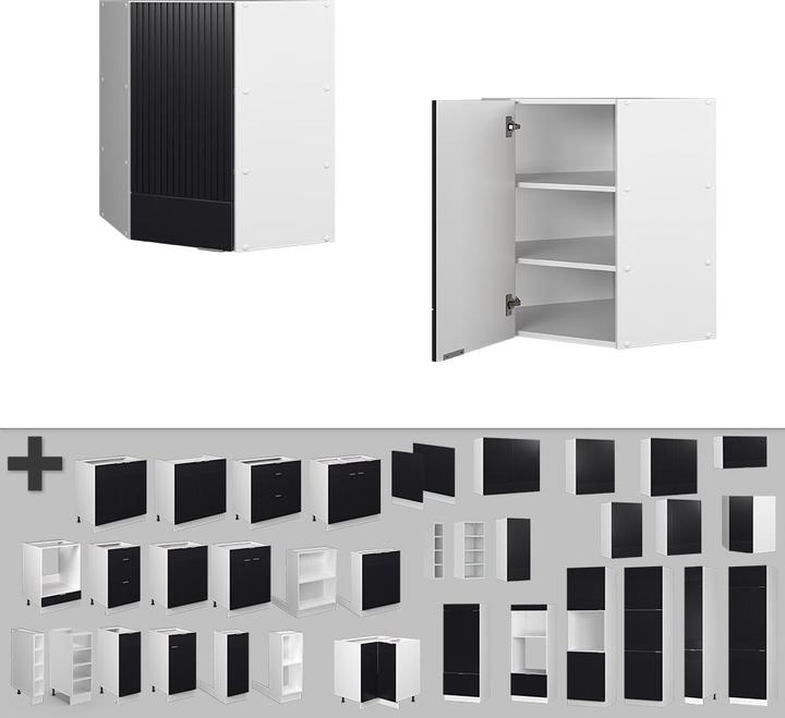 Produktbild Vicco Eckhängeschrank Fame-Line (57 x 34.10 x 72 cm)