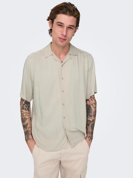 Produktbild Only & Sons Einfarbiges Kurzarmhemd (XXL)