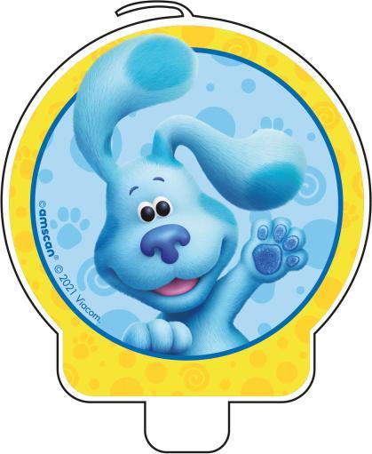 Amscan Figurenkerze Blue's Clues Wachs / Plastik (4 Stück)
