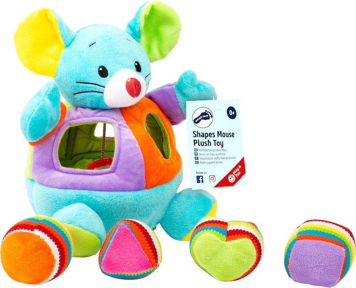Actual product image small foot Fabric toy plug mouse