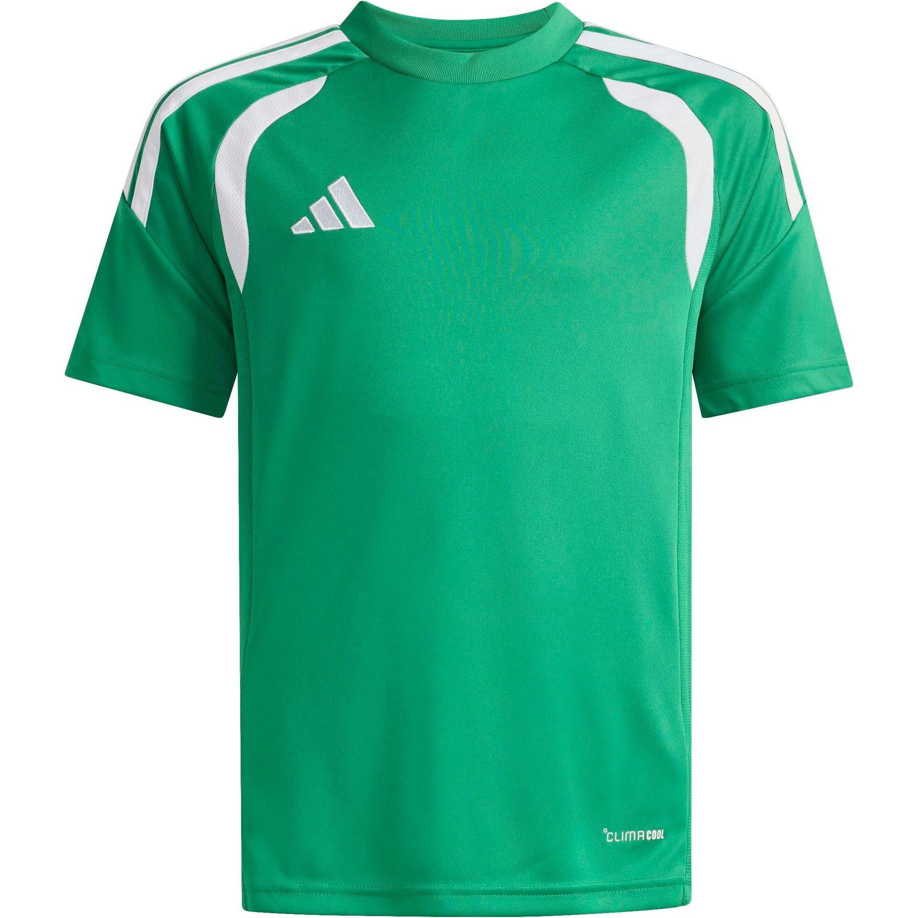 Adidas, Bambini, Maglietta sportiva, Tiro League Kinder-Trikot Grün (152), Verde, 152
