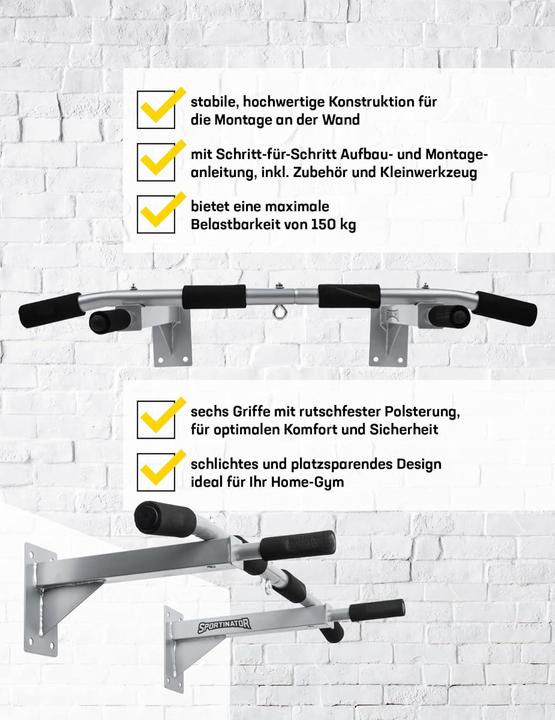 Actual product image Sportinator Klimmzugstange