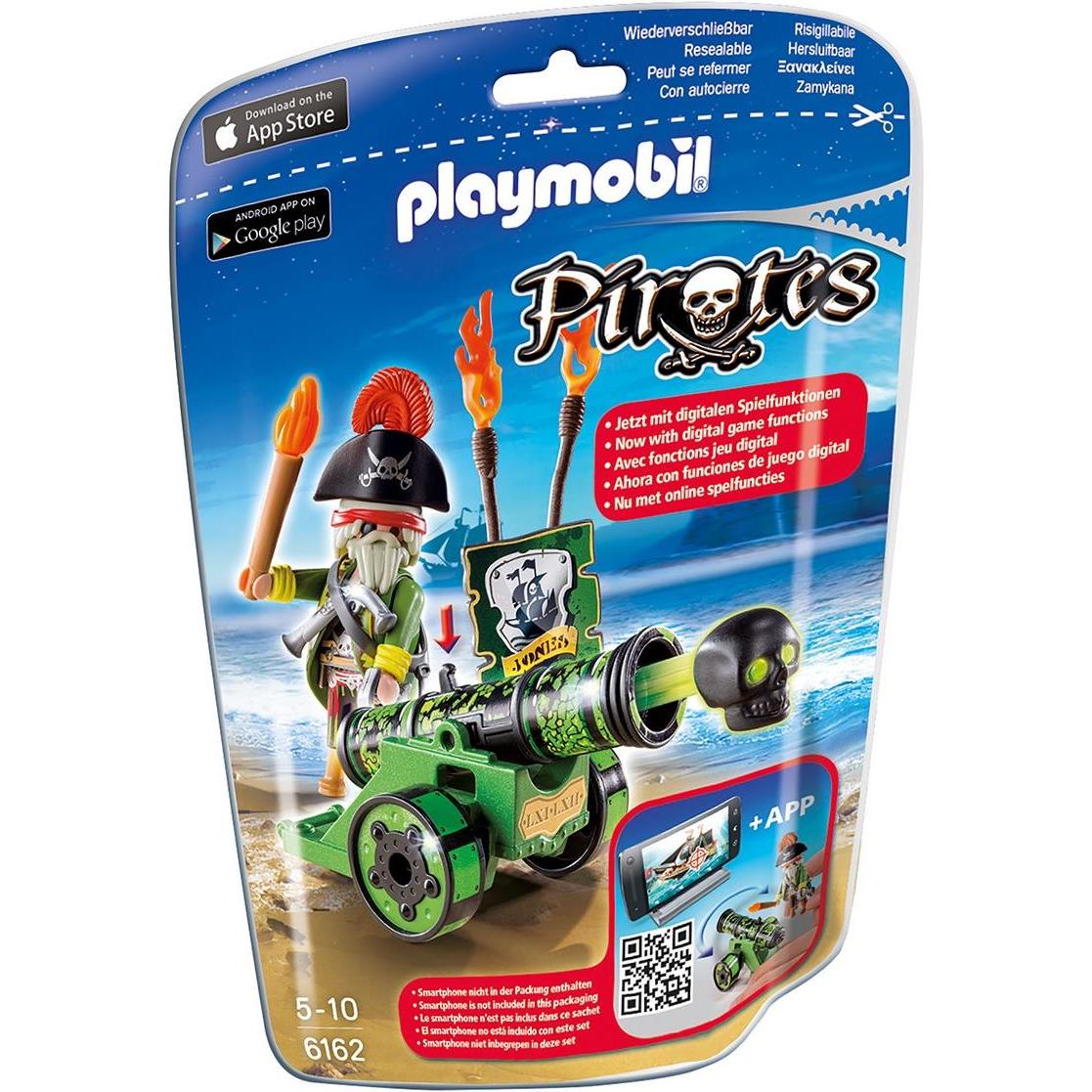 Playmobil Grüne App-Kanone mit Piratenkapitän (6162)