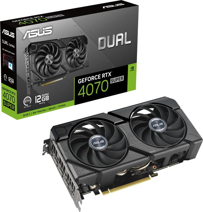 Actual product image ASUS VGA RTX4070 12GB SUPER Dual 12G EVO (12 GB)