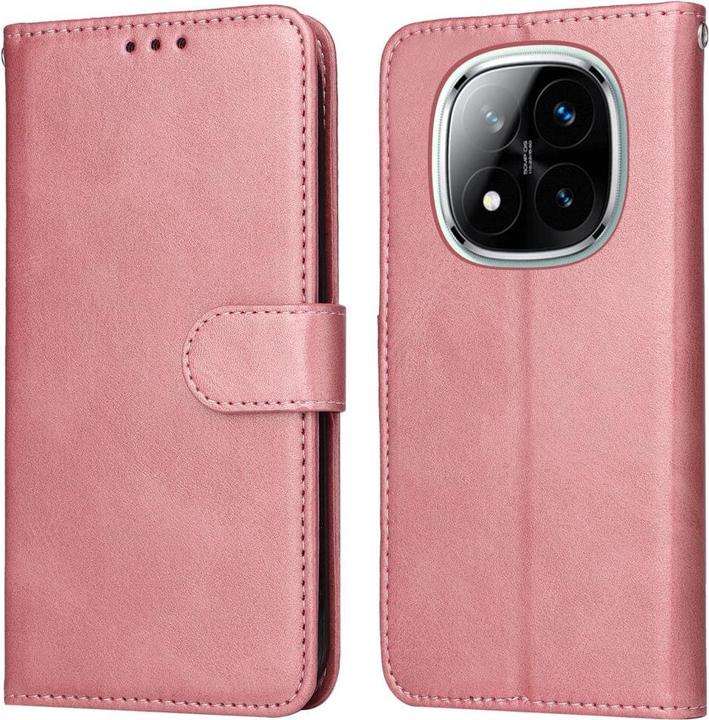 Custodia Portafoglio In Pelle Per Xiaomi Redmi Note 12 Pro+ Plus 5G - Cover Rossa Con Slot Per Carte, Chiusura Magnetica E Funzione Stand