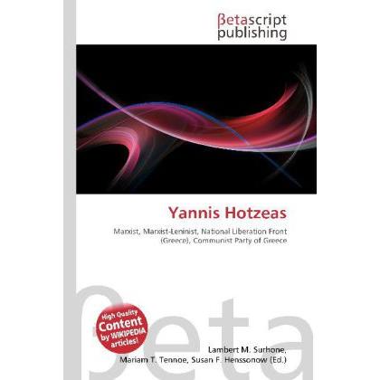Yannis Hotzeas, Fachbücher von Lambert M. Surhone, Mariam T. Tennoe, Susan F. Henssonow