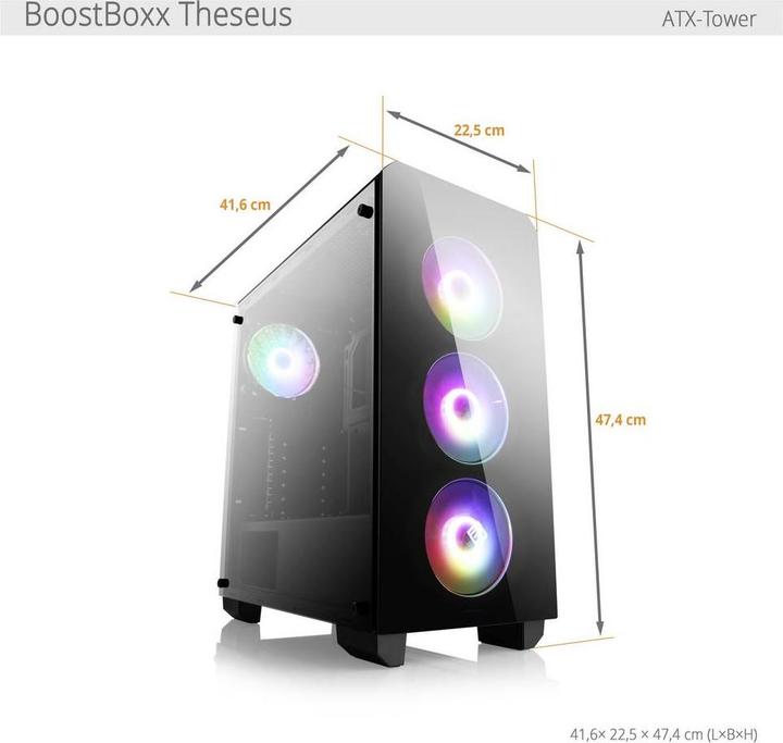 Image du produit CSL Gaming PC M12840H (1000 Go, 16 Go, Intel Core Ultra 9 285K, GeForce RTX 4060)