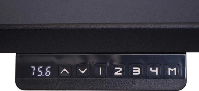 Image du produit Swisshandel24 Bureau d'angle, bureau informatique, réglable en hauteur électriquement 178x178cm 84kg noir, gris