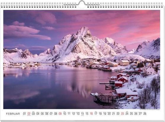 Image du produit Calendrier Hurtigruten Premium 2025 (60 x 42 cm)