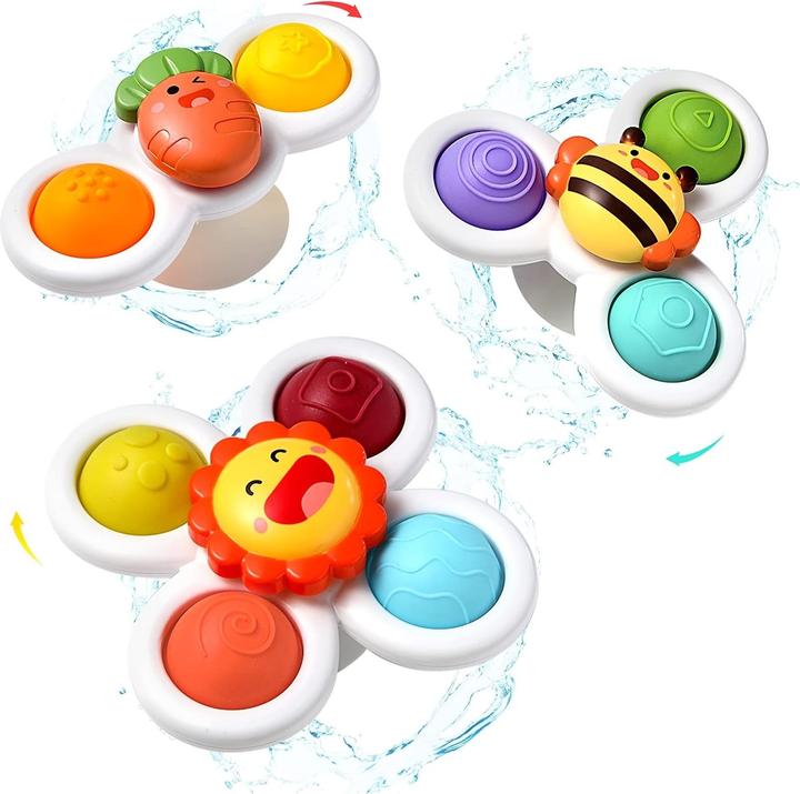 Activity Board Lot de 3 spinners à ventouse