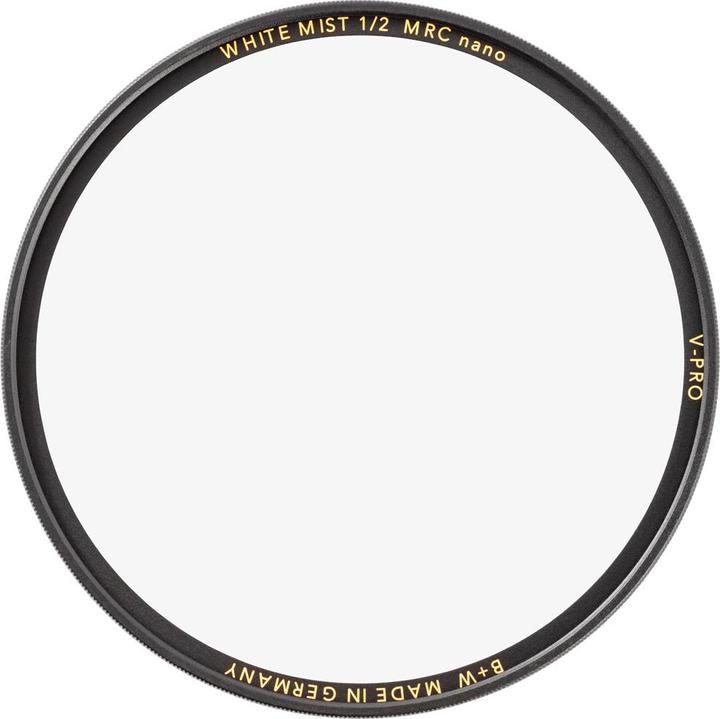 Actual product image B+W Mistfilter White 1/2 MRC nano V-Pro 77mm (77 mm, Black Mist Filter)