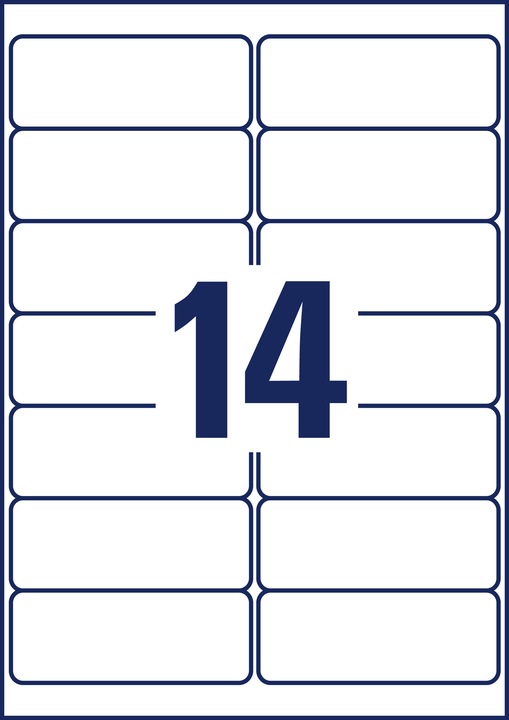 Actual product image Avery Address labels