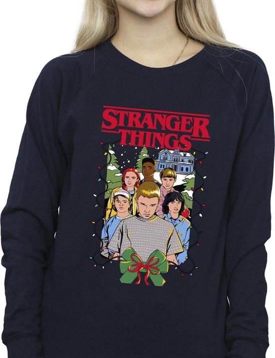 Immagine prodotto Netflix Stranger Things Christmas Poster Felpa Donna (M)