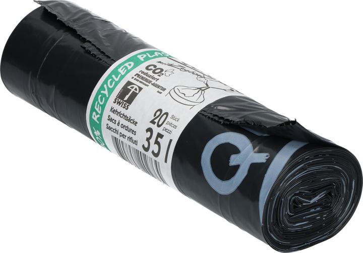 Productafbeelding Quickbag Swiss Recycle vuilniszakken 35 l (20x, 35 l)
