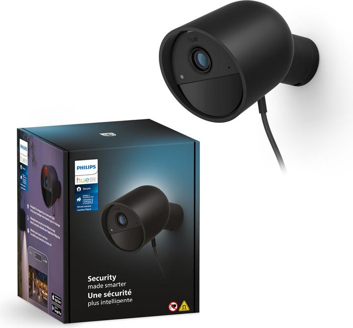 Actual product image Philips Hue Secure Wired Camera (1920 x 1080 Pixels)
