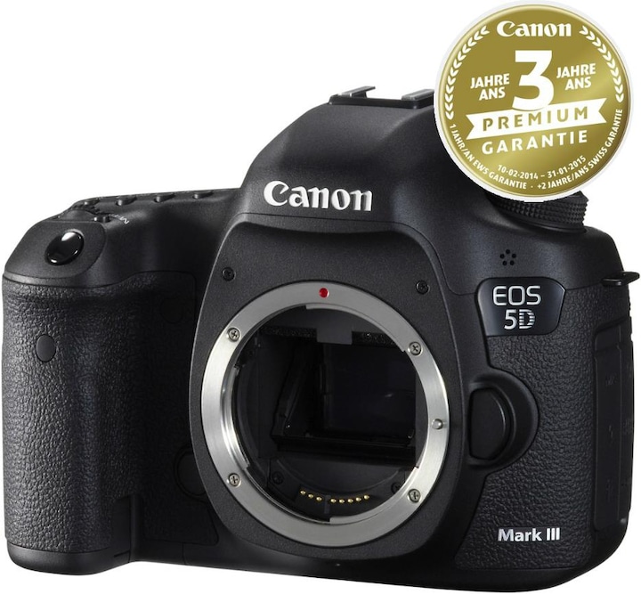 Produktbild Canon EOS 5D Mark III Body, 3 Jahre Premium-Garantie (22.30 Mpx, Vollformat)