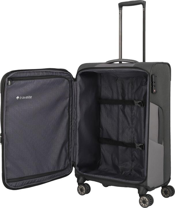 Actual product image Travelite Trolley + Suitcase Viia 4w Trolley M (70 l)