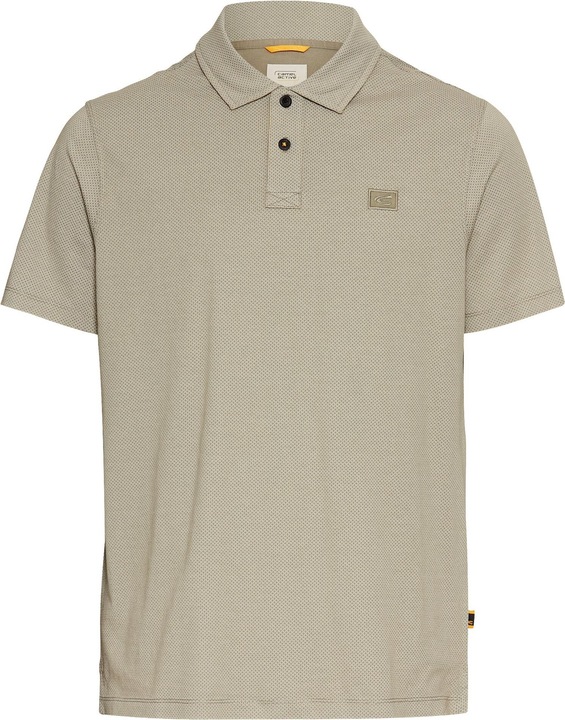 Image du produit Camel Active Kurzarm Poloshirt aus reiner Baumwolle (M)