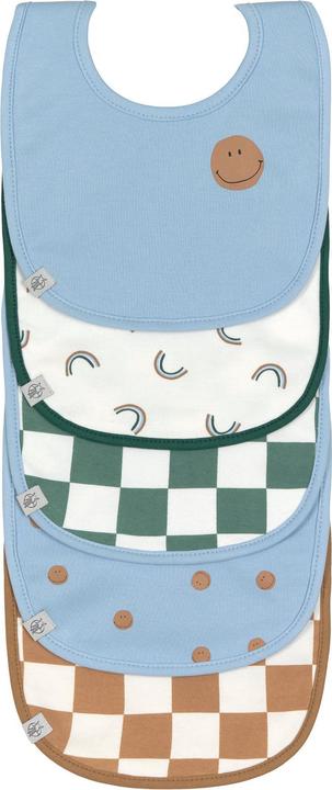 Lässig 5er Lätzchen Smile sky blue