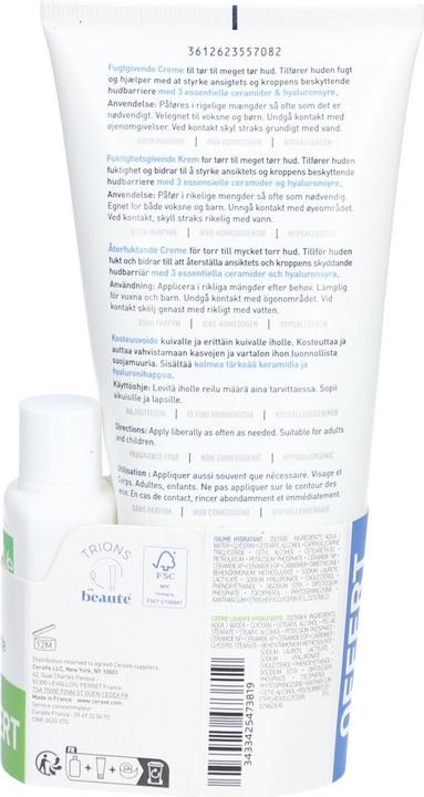 Image du produit CeraVe - 48h Hydration Care Set (Kit de soins capillaires)