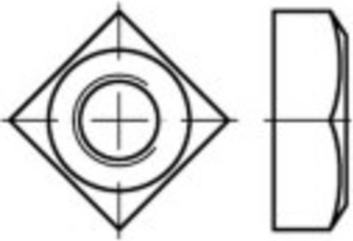 Actual product image Toolcraft Square nuts (M5)