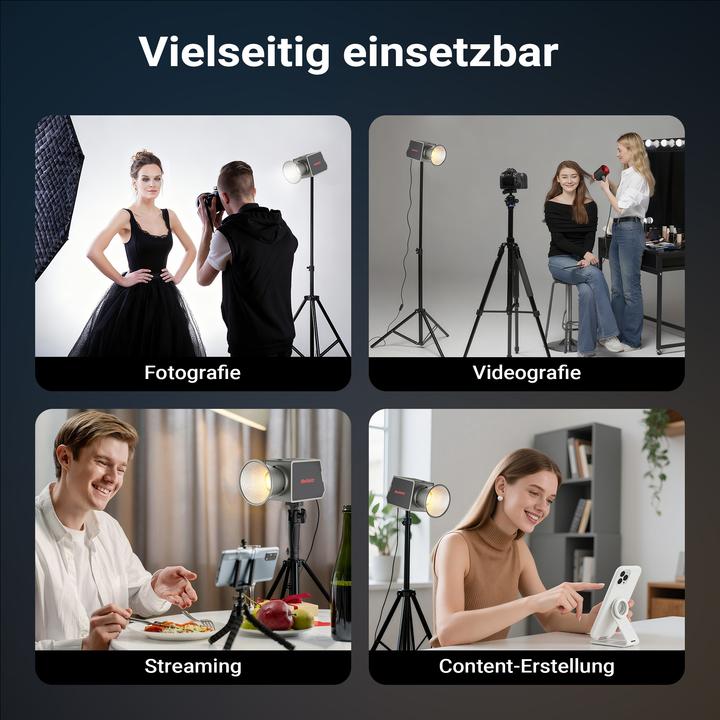 Produktbild Multiblitz MB-PL LED 100B Fotolicht Videolicht Studiolicht Fotostudio Fotolampe (Studioleuchte, Videoleuchte)