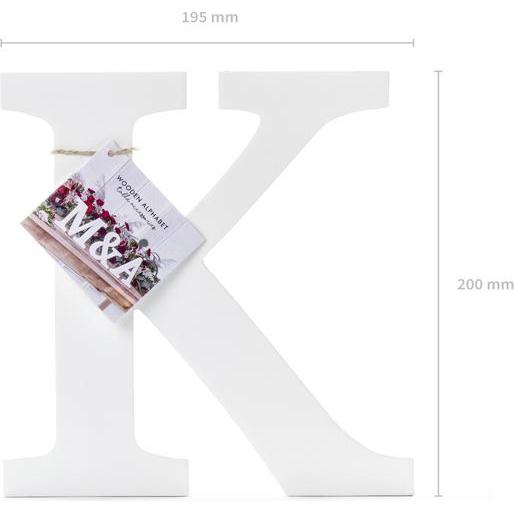 Thumbnail - Partydeco Holzbuchstabe K