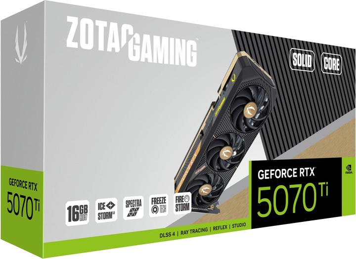 Actual product image Zotac GeForce RTX 5070 Ti Solid Core (16 GB)