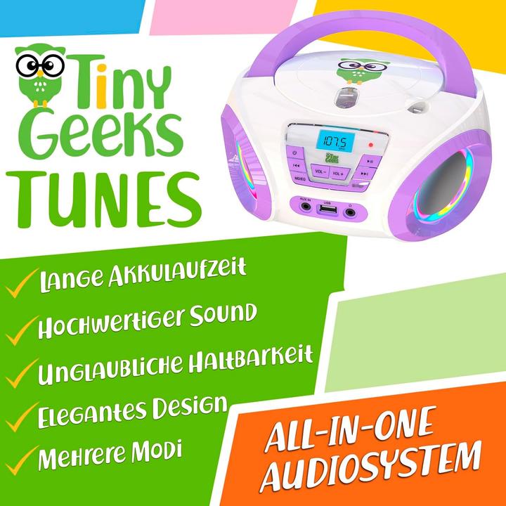 Produktbild TinyGeeks Boombox für Kinder