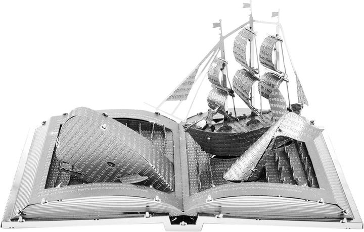 Produktbild Metal Earth constructie speelgoed Moby Dick Book Sculpture