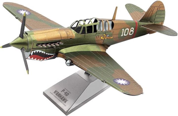 Actual product image Metal Earth P-40 Warhawk