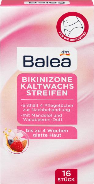 Actual product image dm Balea Cold wax strips bikini area