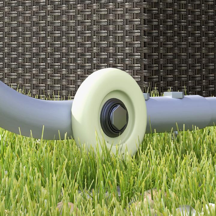 Immagine prodotto Outsunny Pergola con 4 sacchi di sabbia vuoti da riempire (302 cm, 302 cm)