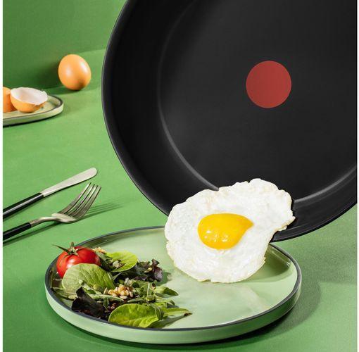 Image du produit Tefal Poêle à frire Renew Black On 28cm (28 cm, Poêle à frire, Aluminium, Céramique)