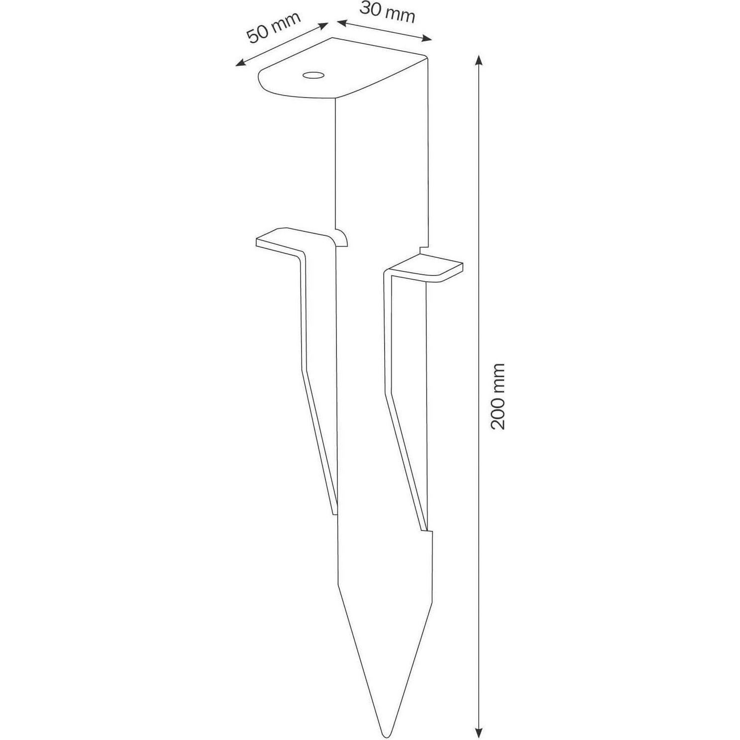 LCD, Zubehör Beleuchtung, Erdspiesse