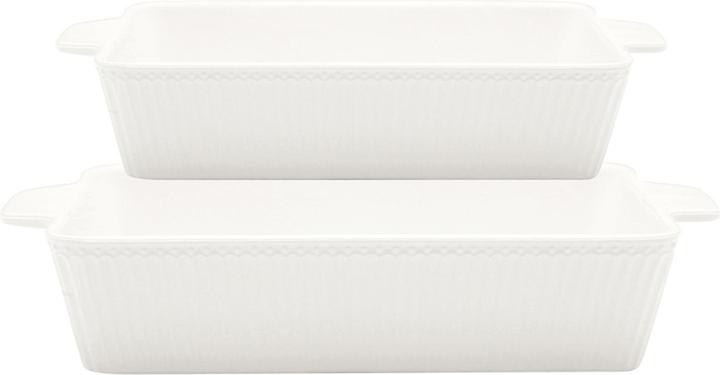 Actual product image Greengate Alice casserole dish white Set2
