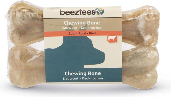 Beeztees Kauknochen Rinderhaut (Adult, 2 Stk., 110 g)