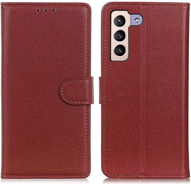 Actual product image MU Classic Litchi Leather Bookcover Series (Samsung Galaxy S22+)