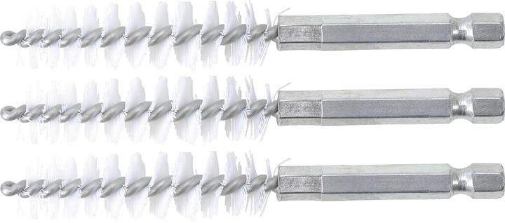Productafbeelding BGS Nylon borstel | 13 mm | Aandrijving zeskantkop 6,3 mm (1/4") | 3 stuks.