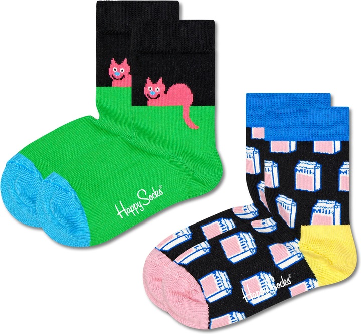 Actual product image Happy Socks Kids Cat (pack of 2, 33 - 35)