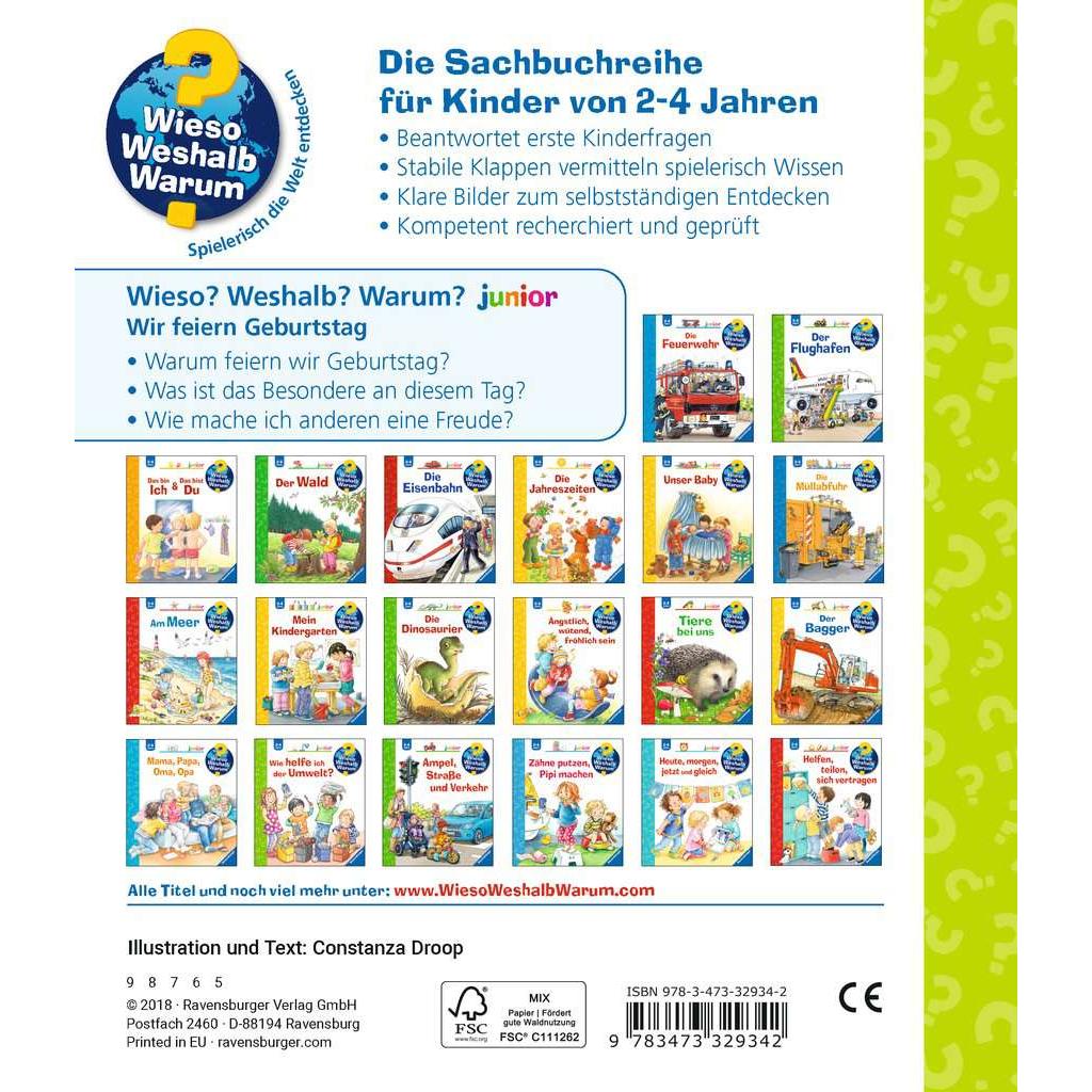 Thumbnail - Wir feiern Geburtstag, Kinderbücher von Constanza Droop