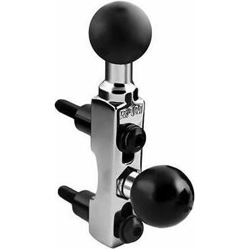 RAM Mounts Chrome Cycle Handlebar Base, Smartphone Halterung, Silber