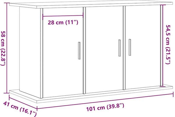 Produktbild vidaXL Aquariumständer
