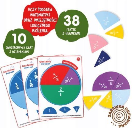 Immagine prodotto Askato Pomysłowy skrzat Zrozumieć ułamki 118239