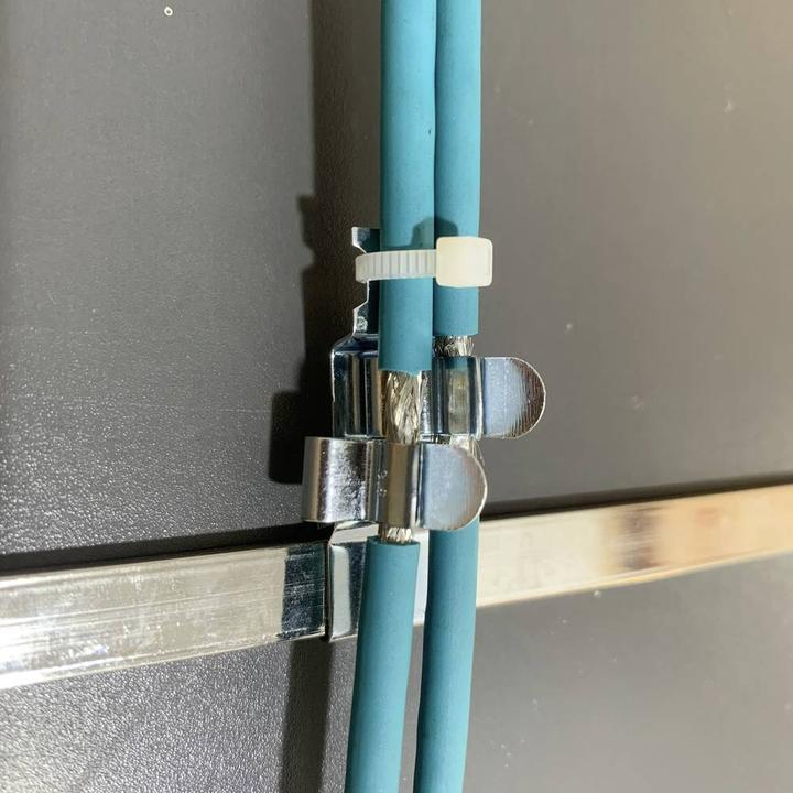 Actual product image Tru Components Shield clamp Clamping Ø (max.) 6 mm Spring steel 1 pc.