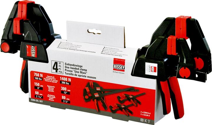 Actual product image Bessey One-handed clamp set (300 mm)