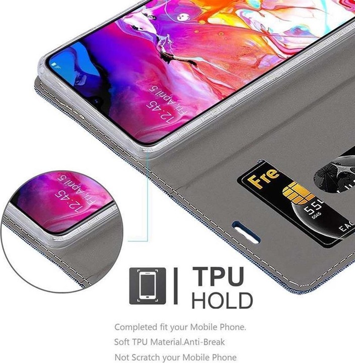 Immagine prodotto Cadorabo Copertina del libro Jeans Optics (Samsung Galaxy A70)